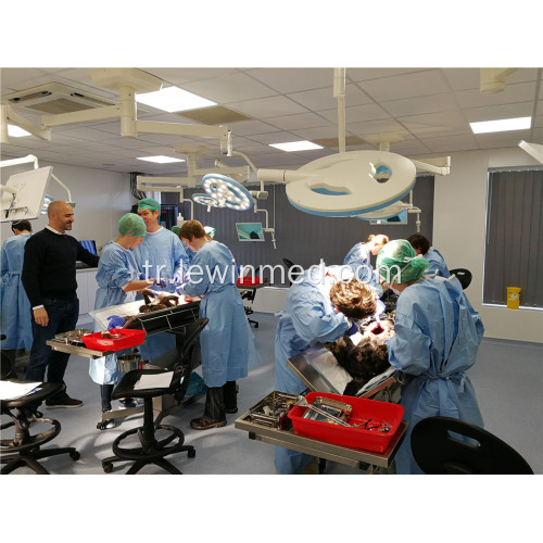 kamera sistemli içi boş cerrahi ameliyat lambası